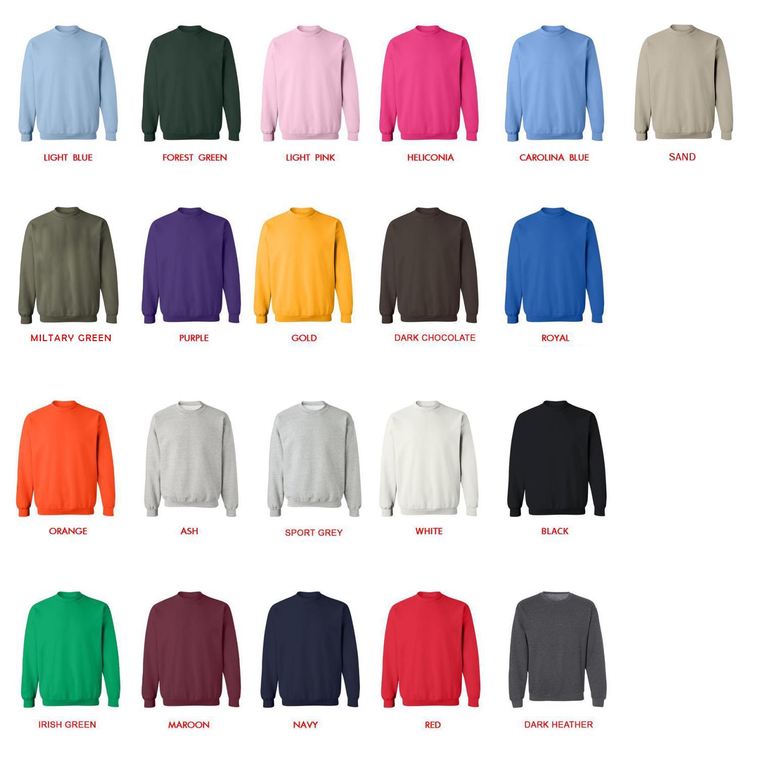 sweatshirt color chart - Studio Ghibli UK Store