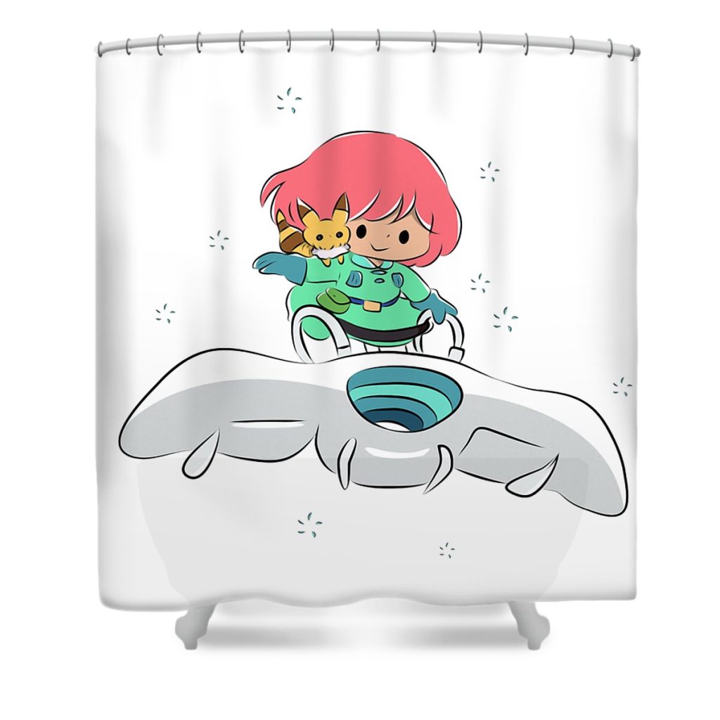 Ghibli Nausicaa Of The Valley Of The Wind Shower Curtain