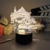3D Led Lamp Spirited Away No Face Man Totoro Action Figure Nightlight Cute Room Decor Light 10 - Studio Ghibli UK Store