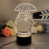 3D Led Lamp Spirited Away No Face Man Totoro Action Figure Nightlight Cute Room Decor Light 12 - Studio Ghibli UK Store