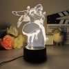 3D Led Lamp Spirited Away No Face Man Totoro Action Figure Nightlight Cute Room Decor Light 7 - Studio Ghibli UK Store