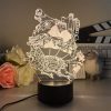 3D Led Lamp Spirited Away No Face Man Totoro Action Figure Nightlight Cute Room Decor Light 8 - Studio Ghibli UK Store