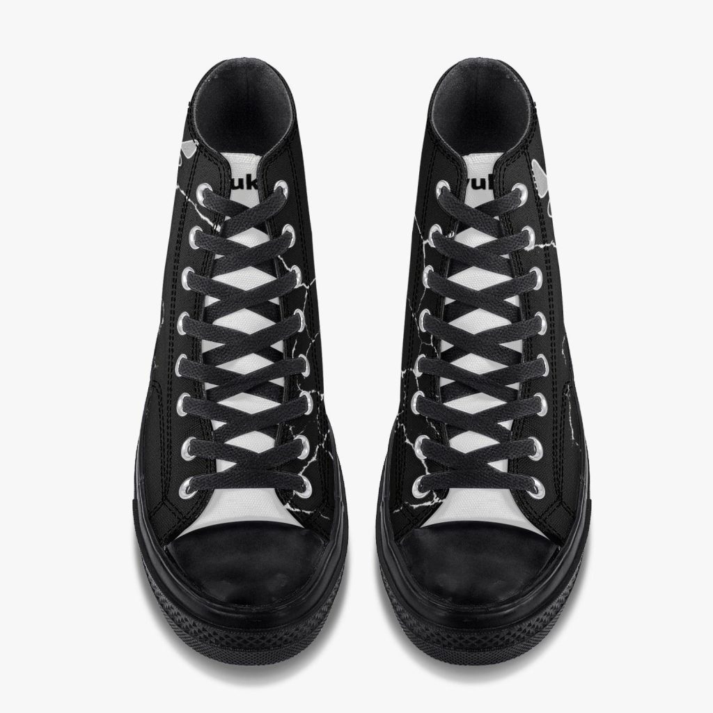 Studio Ghibli Spirited Away No Face Full Black Converse Shoes - Image 6