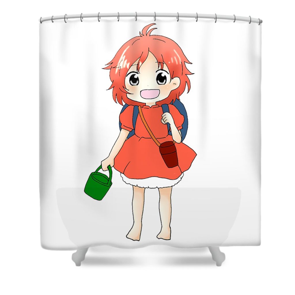 Best Ghibli Ponyo Shower Curtain