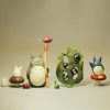 Anime Miyazaki Hayao My Neighbor Totoro with Umbrella Fried charcoal Figure Birthday gift Collectible Model ToyGarden 1 - Studio Ghibli UK Store