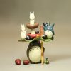 Anime Miyazaki Hayao My Neighbor Totoro with Umbrella Fried charcoal Figure Birthday gift Collectible Model ToyGarden - Studio Ghibli UK Store