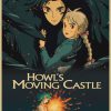 Classic Hayao Ghibli Anime Howl s Moving Castle Canvas Painting Wall Art Home Decoration Aesthetic Kid 3 - Studio Ghibli UK Store