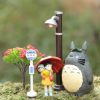 Cute 5PCS Lot Hayao Miyazaki Movie Totoro My Neighbor Anime Action figure Figurine Totoro Decal Toy 1 - Studio Ghibli UK Store