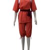 Japenese Anime Spirited Away Cosplay Suits Takino Chihiro Show Cosplay Costume Spirited Away Chihiro Ogino Pink 1 - Studio Ghibli UK Store