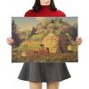 TIE LER Hayao Miyazaki Anime Movie Poster Cartoon Does Retro Nostalgia Kraft Paper Poster Cafe Bar 1 1 - Studio Ghibli UK Store