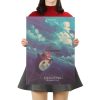 TIE LER Hayao Miyazaki Anime Movie Poster Cartoon Does Retro Nostalgia Kraft Paper Poster Cafe Bar 10 - Studio Ghibli UK Store