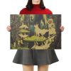 TIE LER Hayao Miyazaki Anime Movie Poster Cartoon Does Retro Nostalgia Kraft Paper Poster Cafe Bar 14 - Studio Ghibli UK Store