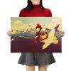 TIE LER Hayao Miyazaki Anime Movie Poster Cartoon Does Retro Nostalgia Kraft Paper Poster Cafe Bar 20 1 - Studio Ghibli UK Store