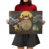 TIE LER Hayao Miyazaki Anime Movie Poster Cartoon Does Retro Nostalgia Kraft Paper Poster Cafe Bar 4 1 - Studio Ghibli UK Store