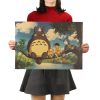TIE LER Hayao Miyazaki Anime Movie Poster Cartoon Does Retro Nostalgia Kraft Paper Poster Cafe Bar 5 1 - Studio Ghibli UK Store