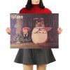 TIE LER Hayao Miyazaki Anime Movie Poster Cartoon Does Retro Nostalgia Kraft Paper Poster Cafe Bar 8 - Studio Ghibli UK Store