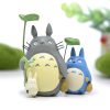 Totoro Japanese Anime 3 5 5cm Mini Tonari no Totoro with Lotus leaf Mini Cartoon Figures 2 - Studio Ghibli UK Store
