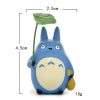 Totoro Japanese Anime 3 5 5cm Mini Tonari no Totoro with Lotus leaf Mini Cartoon Figures 4 - Studio Ghibli UK Store