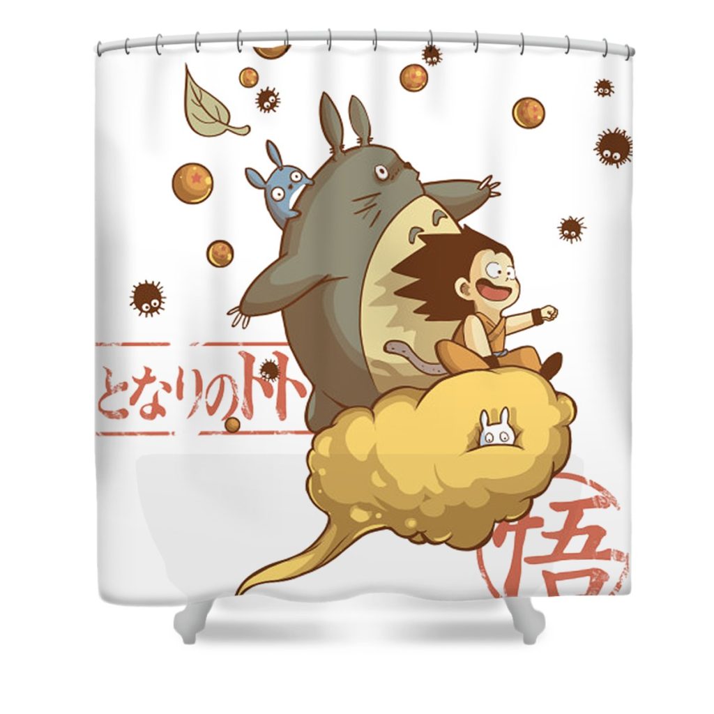 Ghibli Best Friends Forever Shower Curtain