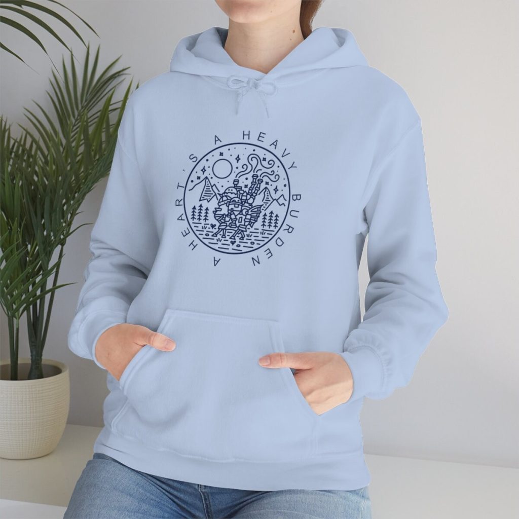 Howl's Moving Castle Inspired A Heart's A Heavy Burden Hoodie - Image 5