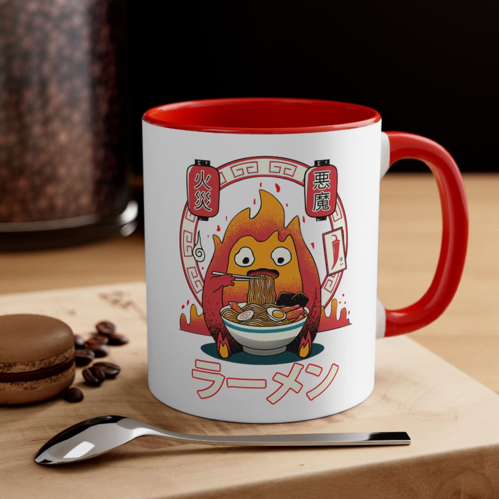 Calcifer Ramen Howl's Moving Castle Studio Ghibli Mug