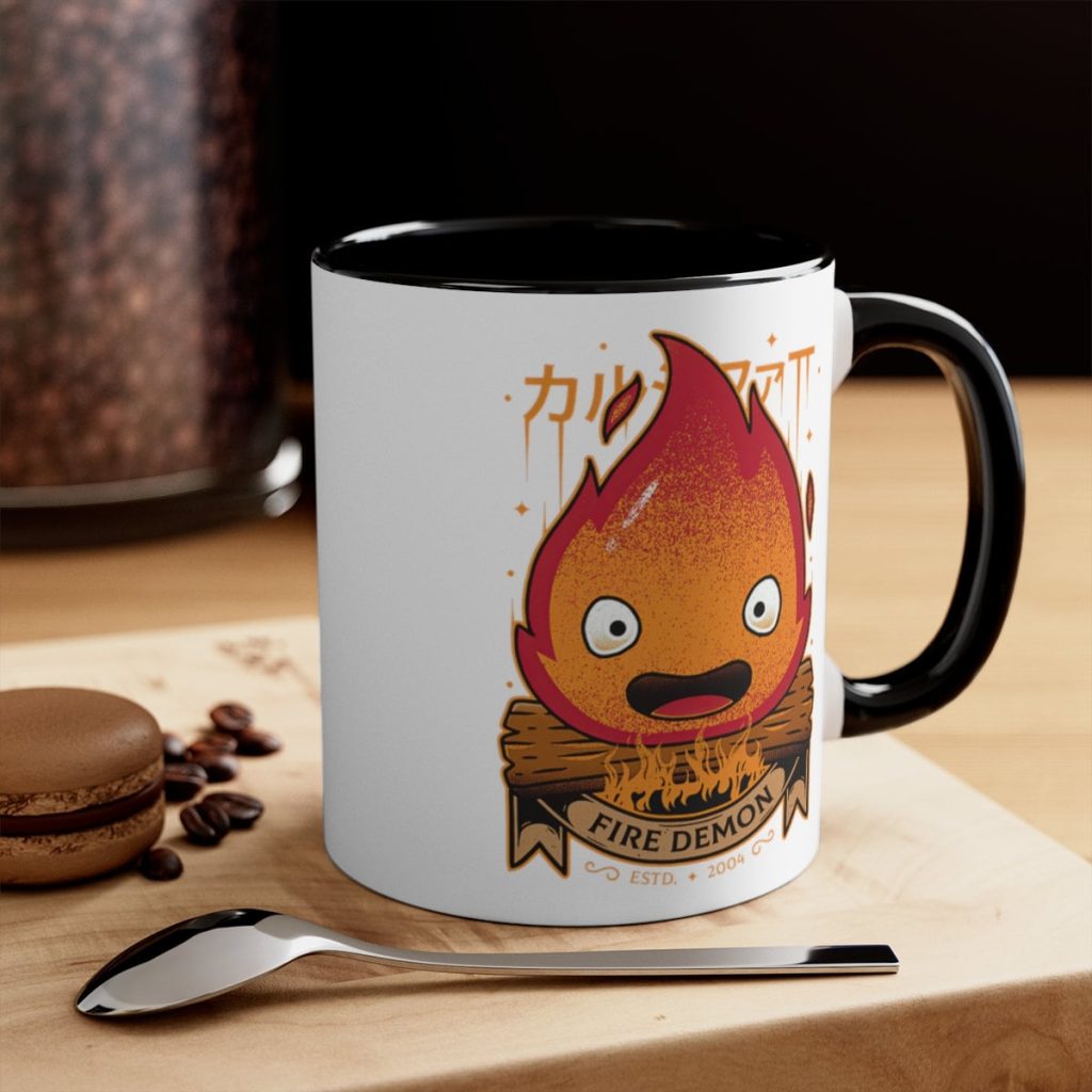 Studio Ghibli Calcifer Fire Demon Howl's Moving Castle Mug - Image 5