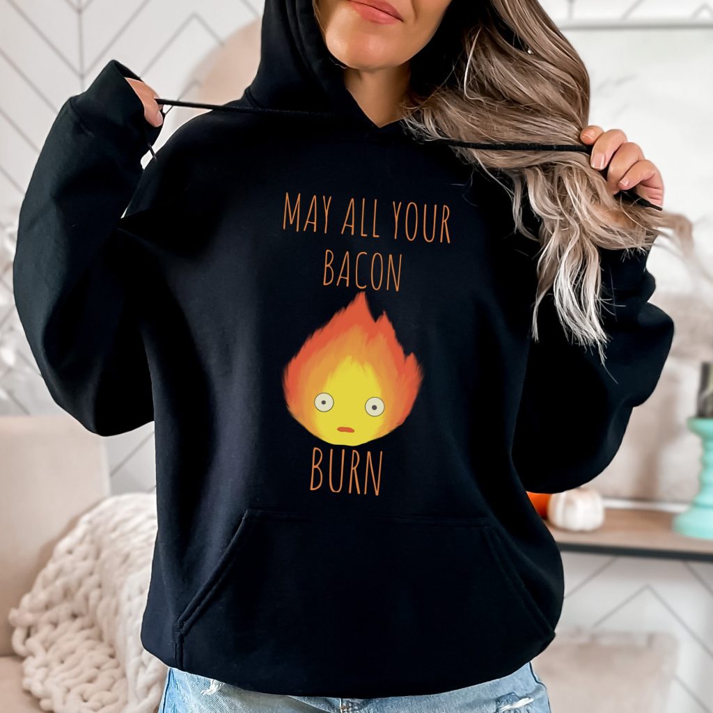 May All Your Bacon Burn! Howl’s Moving Castle Calcifer Hoodie
