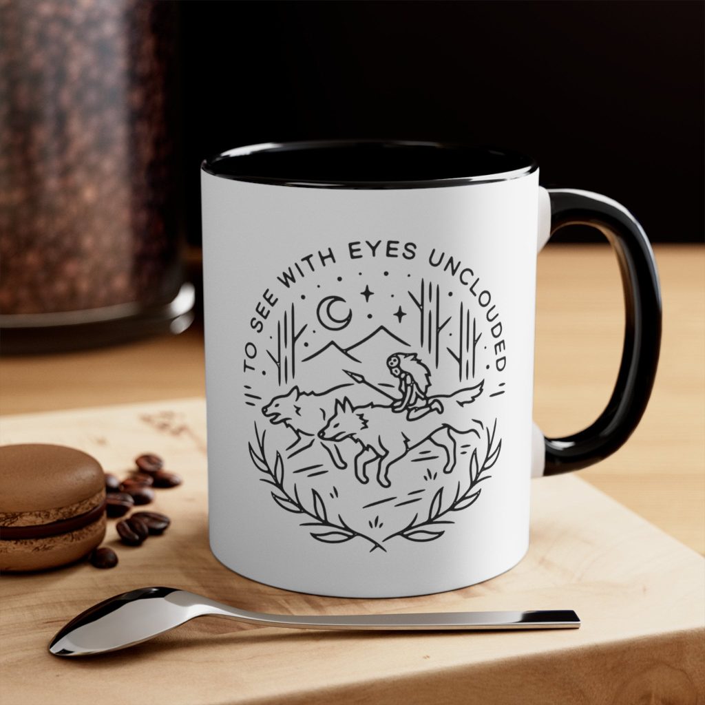 Princess Mononoke "To See With Eyes Unclouded" Mug