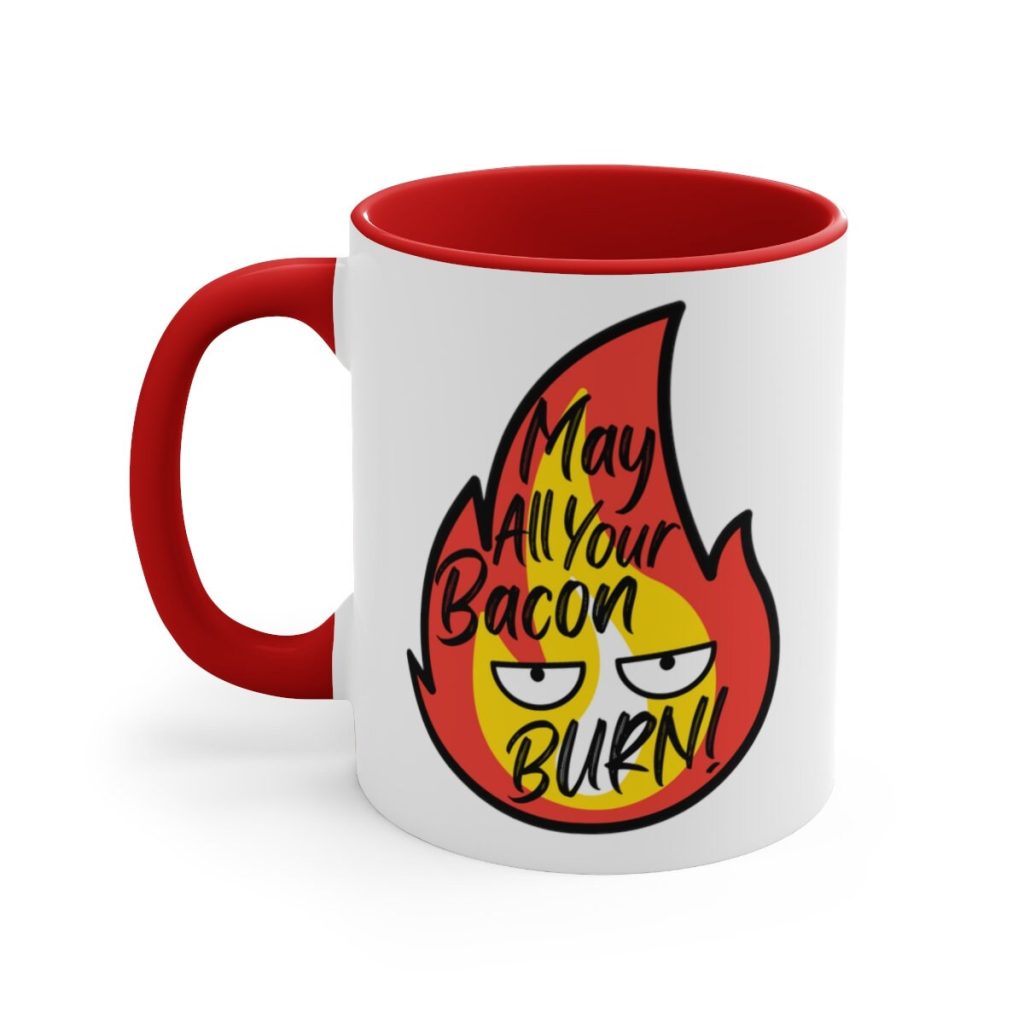 May All Your Bacon Burn Studio Ghibli Mug - Image 4