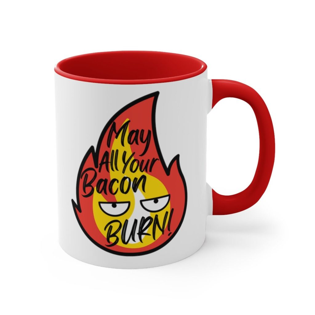 May All Your Bacon Burn Studio Ghibli Mug - Image 2