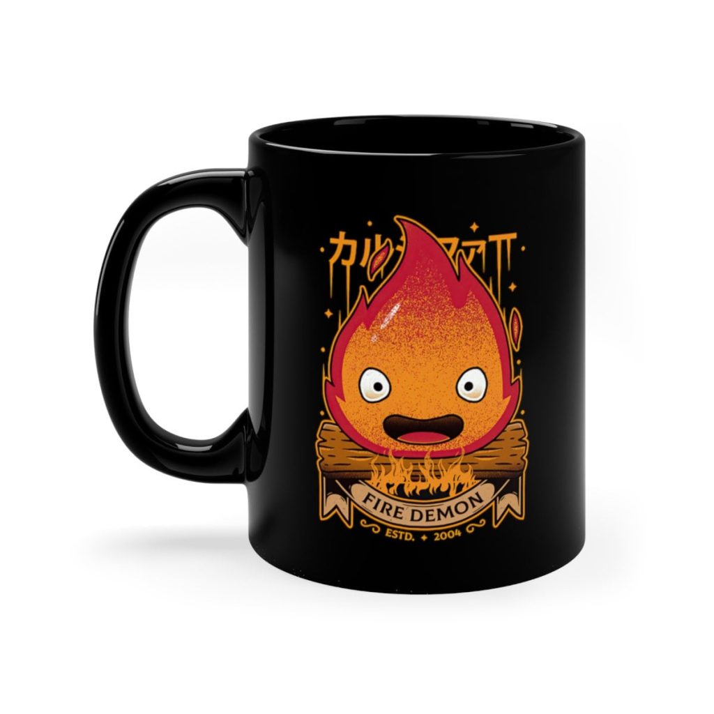Calcifer Fire Demon Howl's Moving Castle Studio Ghibli Mug - Image 4