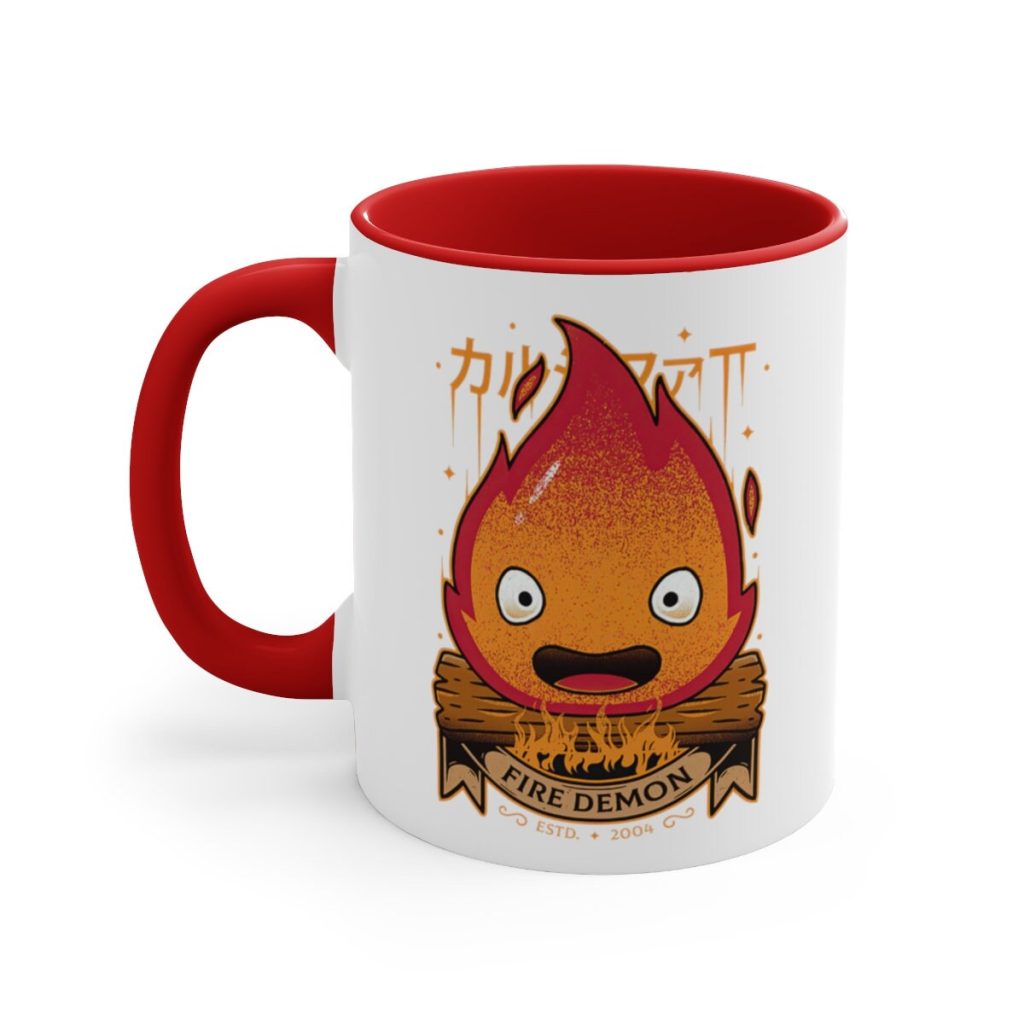 Studio Ghibli Calcifer Fire Demon Howl's Moving Castle Mug - Image 3