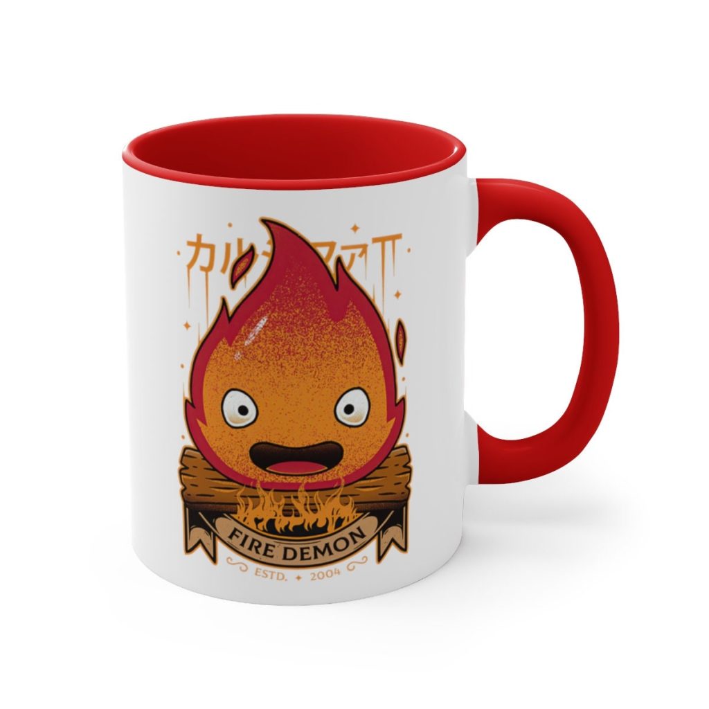 Studio Ghibli Calcifer Fire Demon Howl's Moving Castle Mug - Image 4