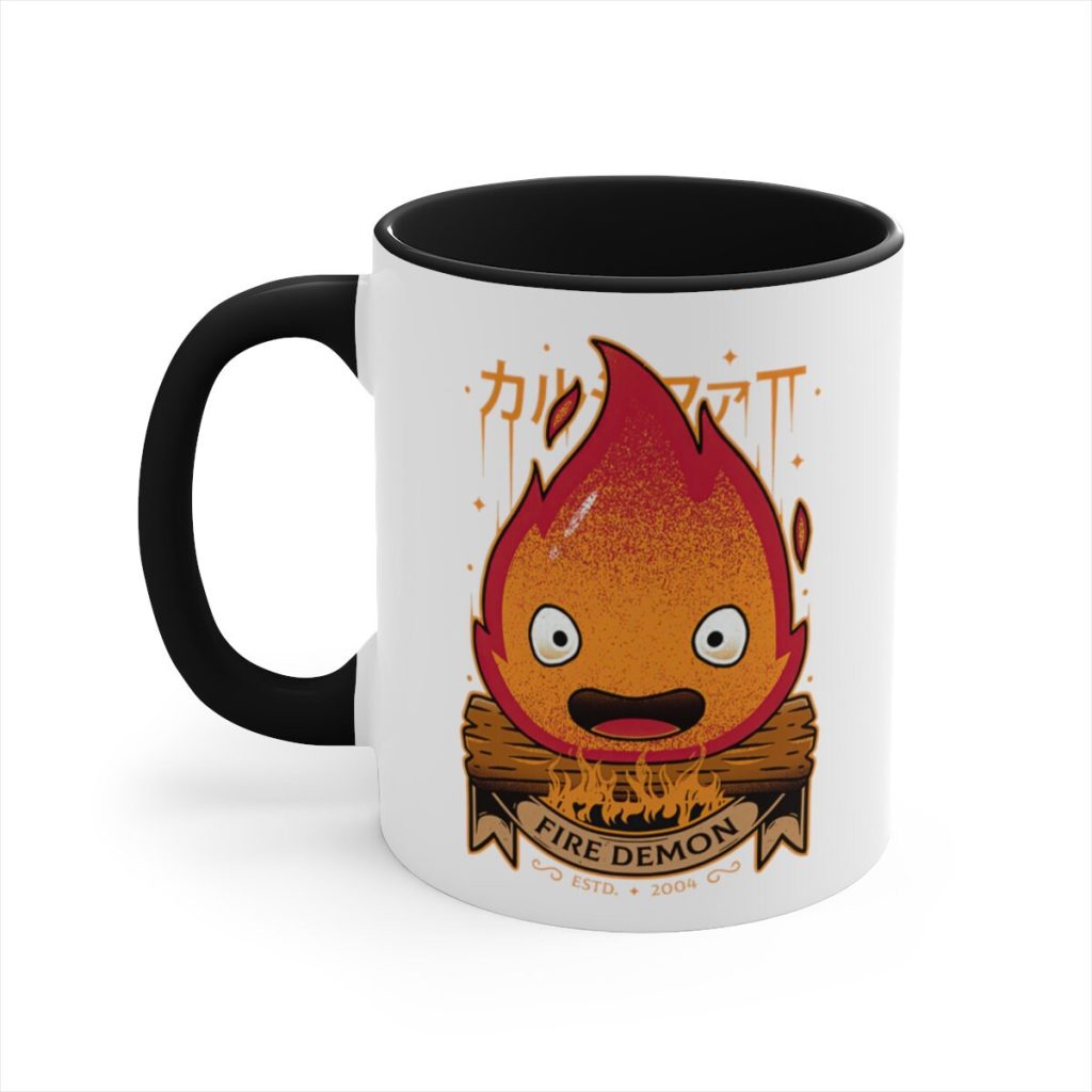 Studio Ghibli Calcifer Fire Demon Howl's Moving Castle Mug - Image 7