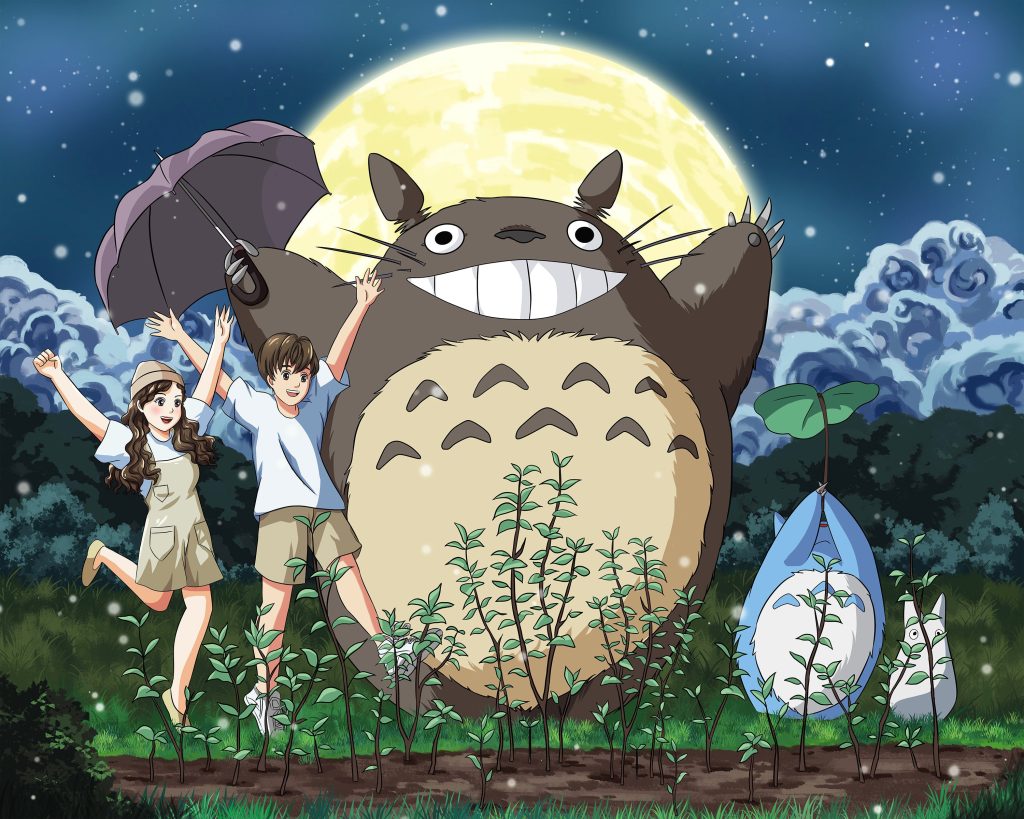 Custom My Neighbor Totoro Anime Portrait