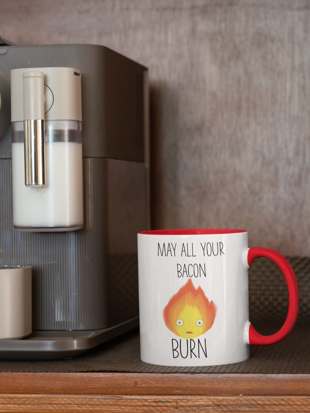 Studio Ghibli May All Your Bacon Burn! Howl’s Moving Castle Mug - Image 5