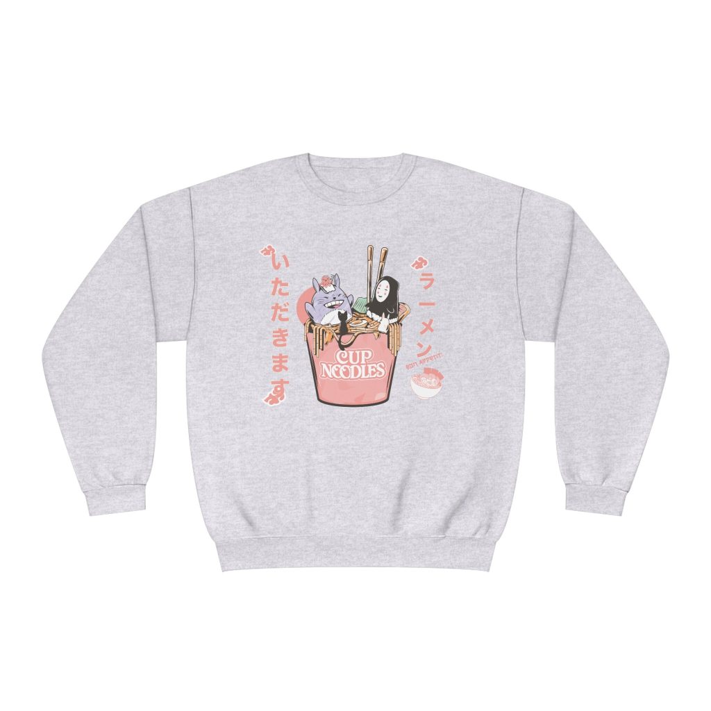 Studio Ghibli Inspired Cup of Noodles Unisex Sweatshirt - Image 4