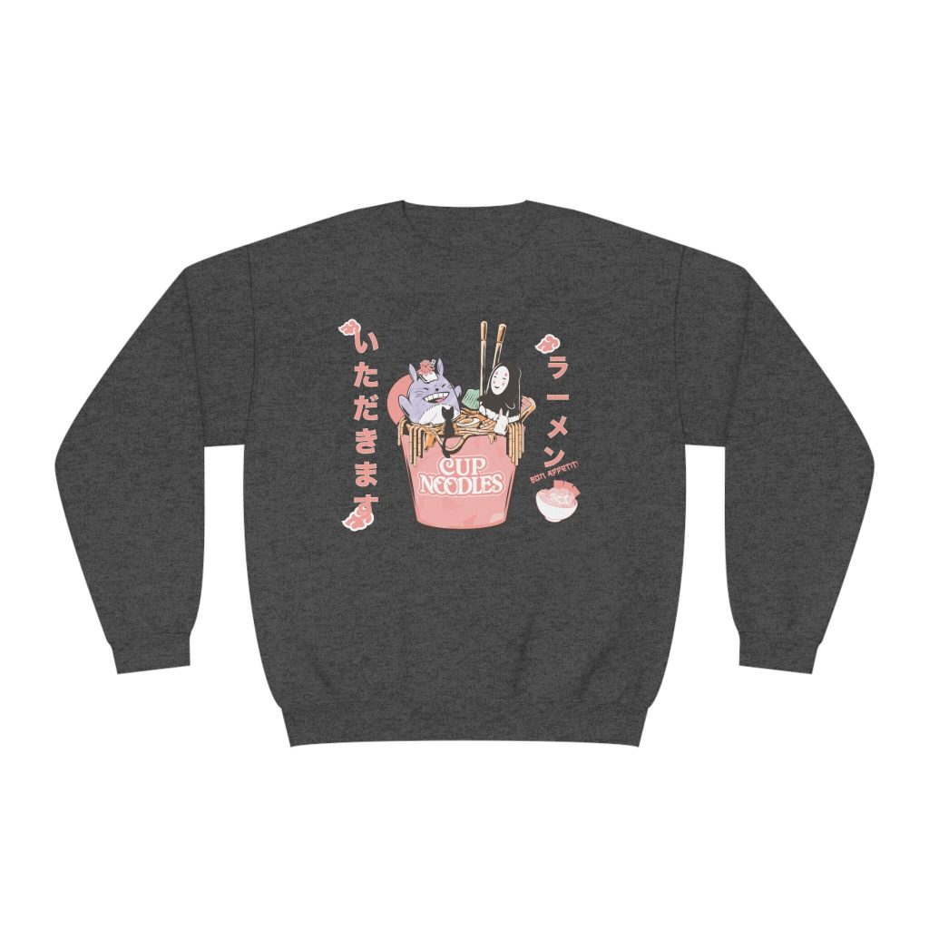 Studio Ghibli Inspired Cup of Noodles Unisex Sweatshirt - Image 5