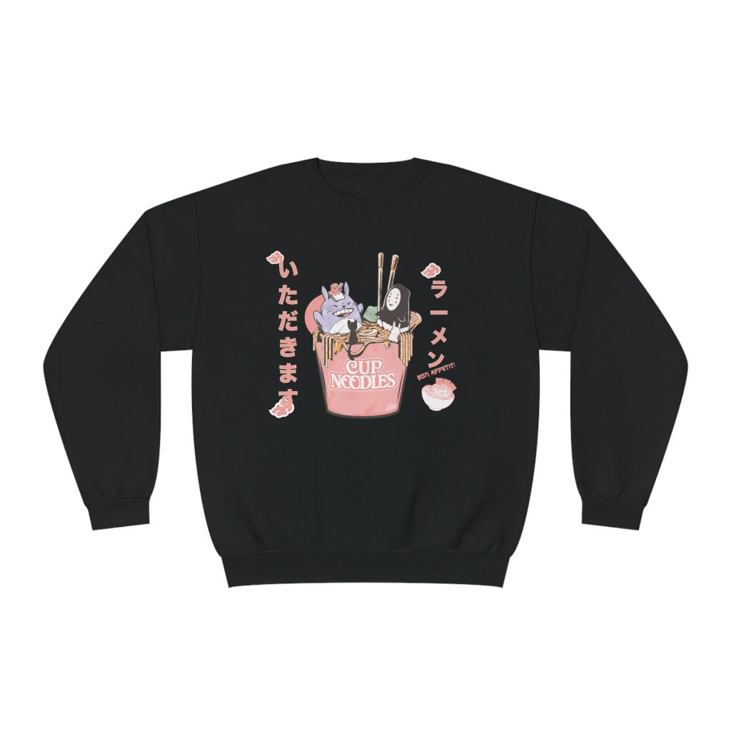 Studio Ghibli Inspired Cup of Noodles Unisex Sweatshirt - Image 2