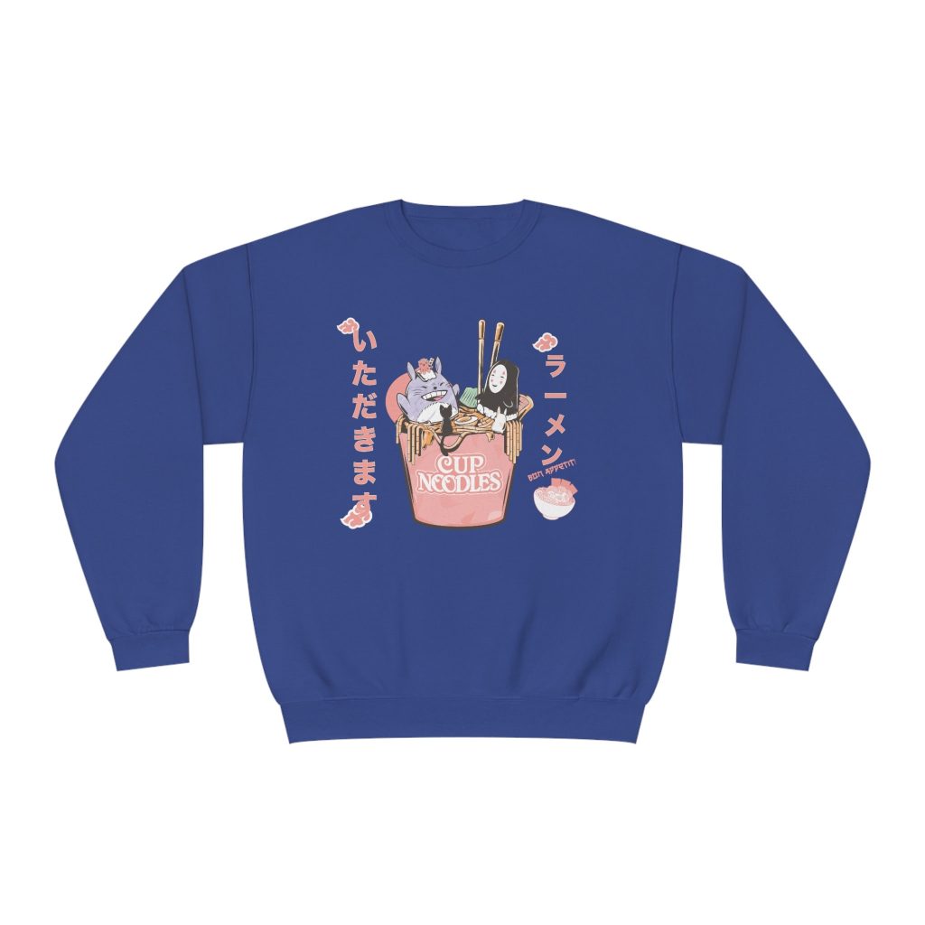 Studio Ghibli Inspired Cup of Noodles Unisex Sweatshirt - Image 7