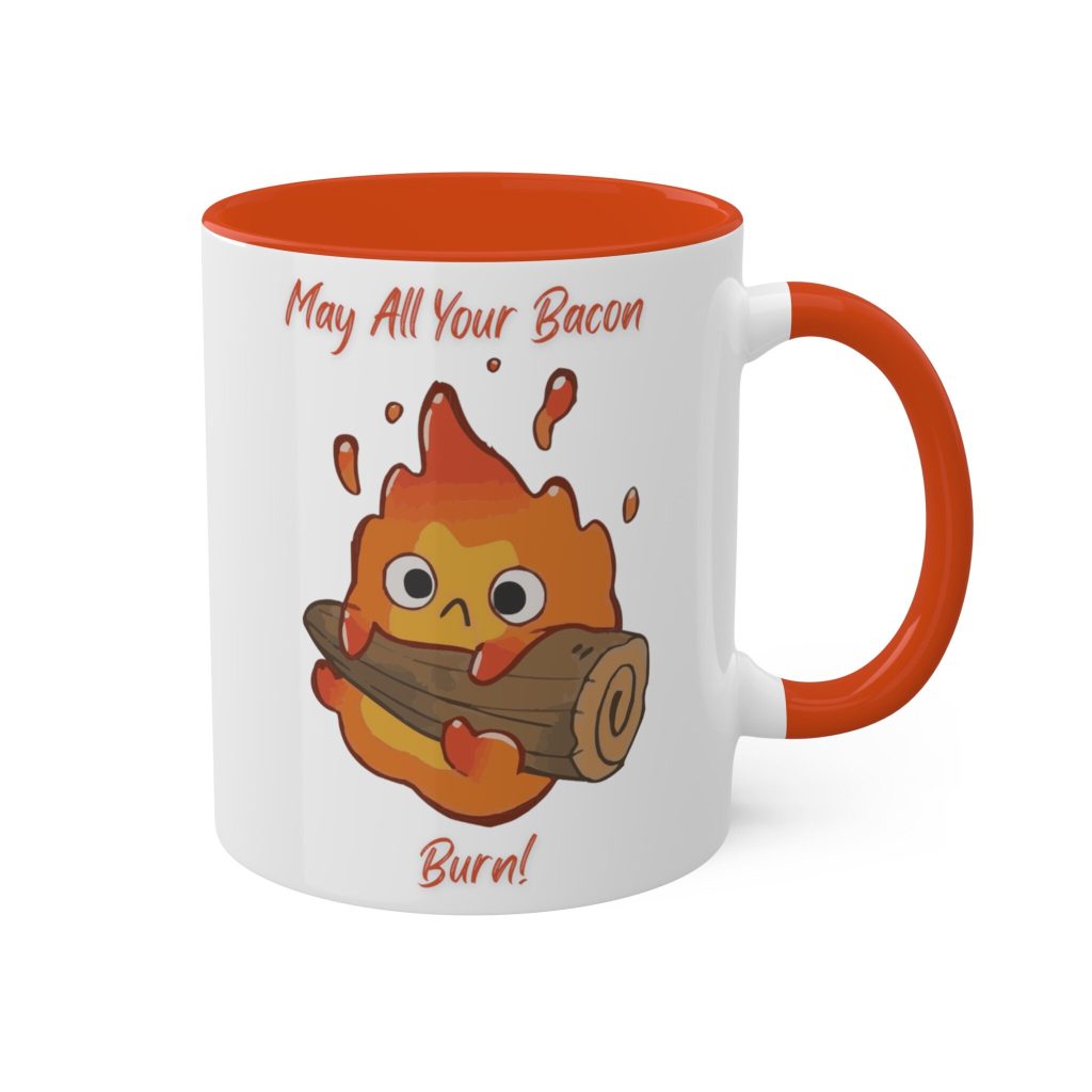 Howl's Moving Castle Inspired Calcifer Studio Ghibli Mug - Image 3