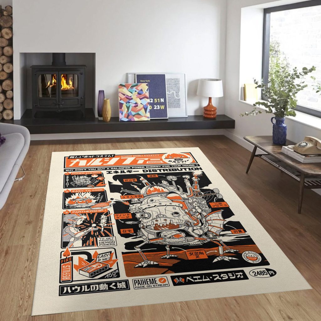 Howl's Moving Castle Studio Ghibli Rug - Image 3