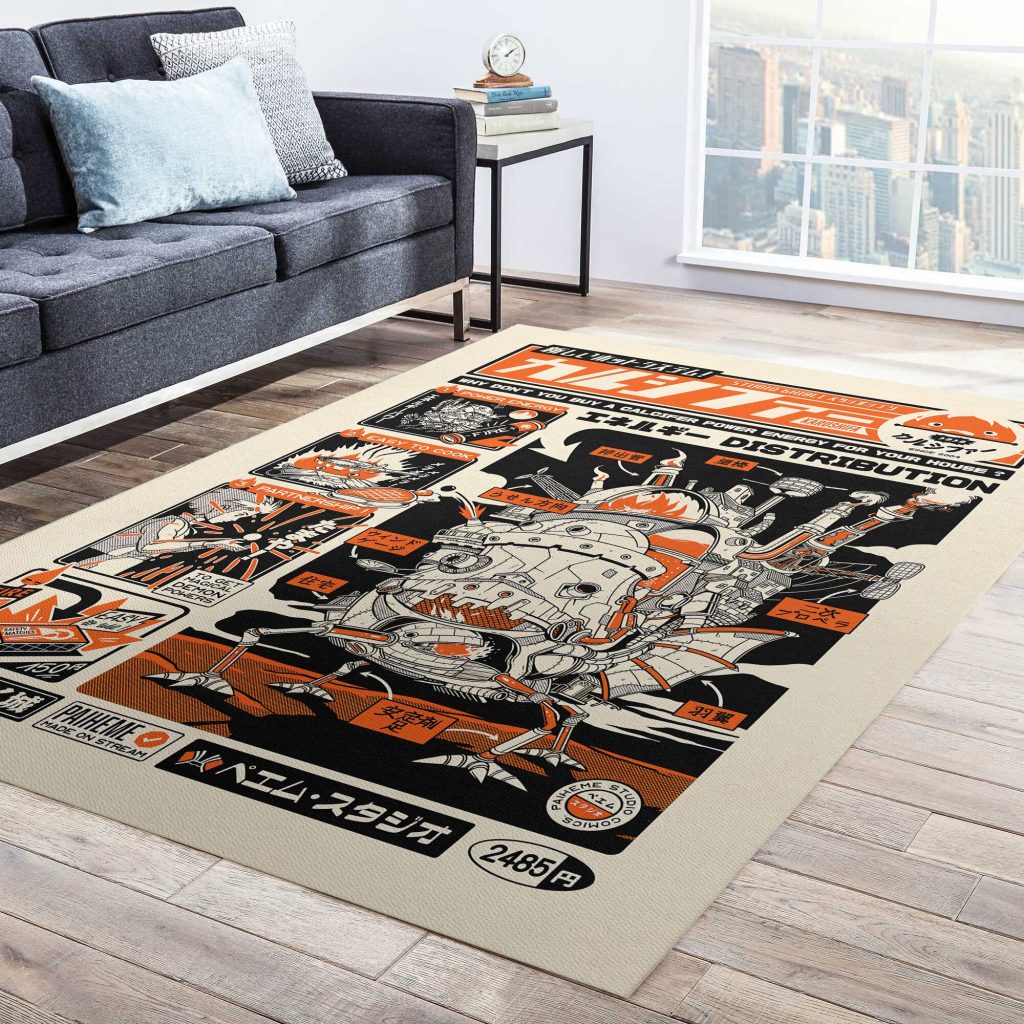Howl's Moving Castle Studio Ghibli Rug - Image 4
