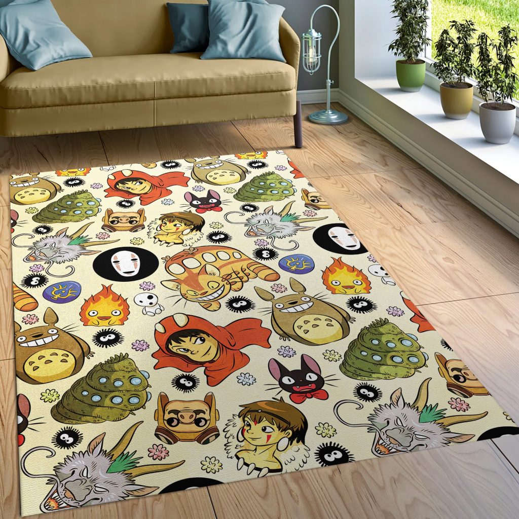 Ghibli Characters Rug - Image 4