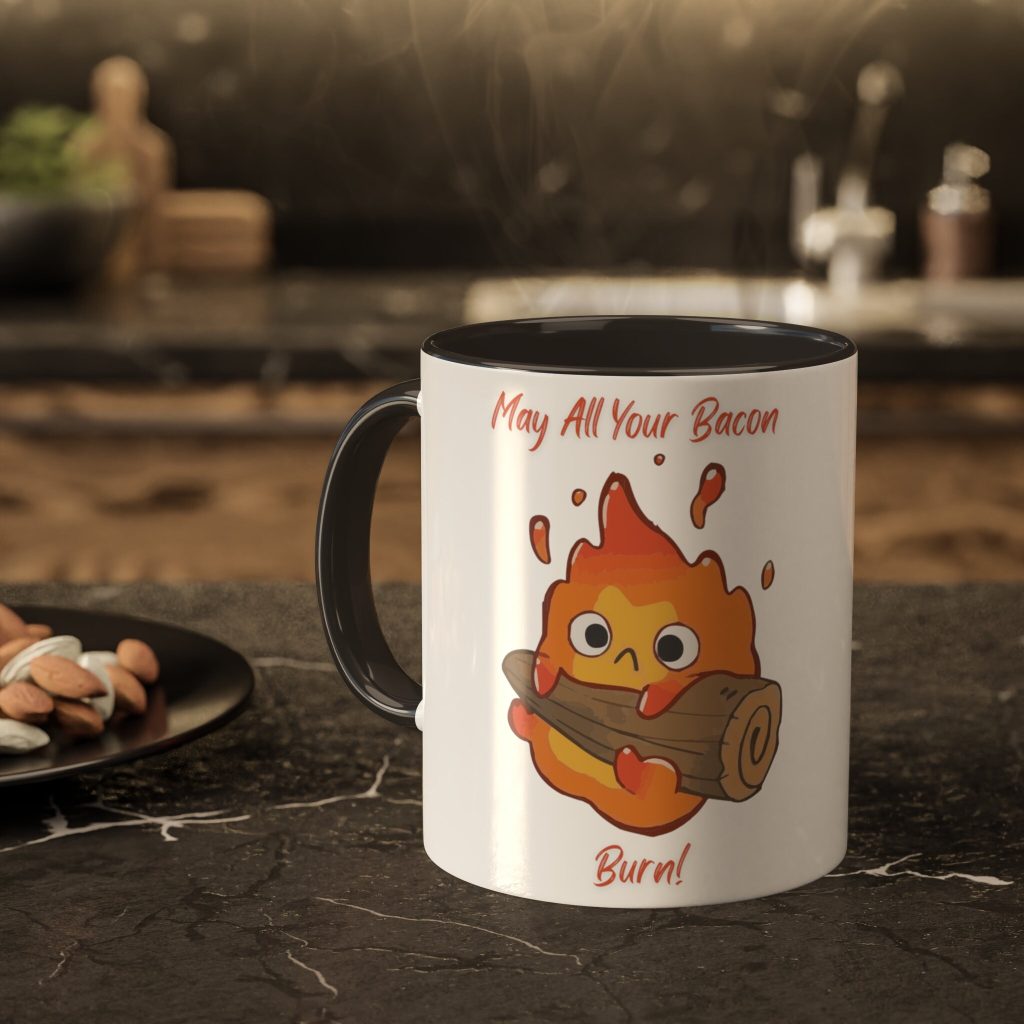 Howl's Moving Castle Inspired Calcifer Studio Ghibli Mug - Image 7