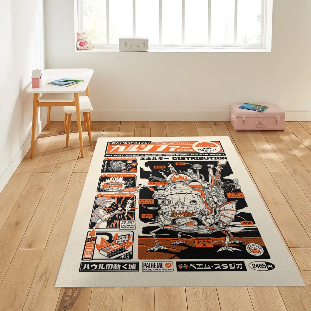 Howl's Moving Castle Studio Ghibli Rug - Image 2