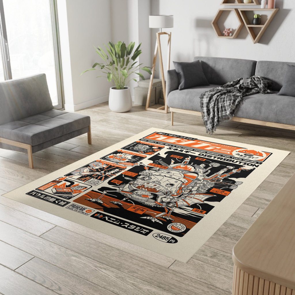 Howl's Moving Castle Studio Ghibli Rug - Image 5