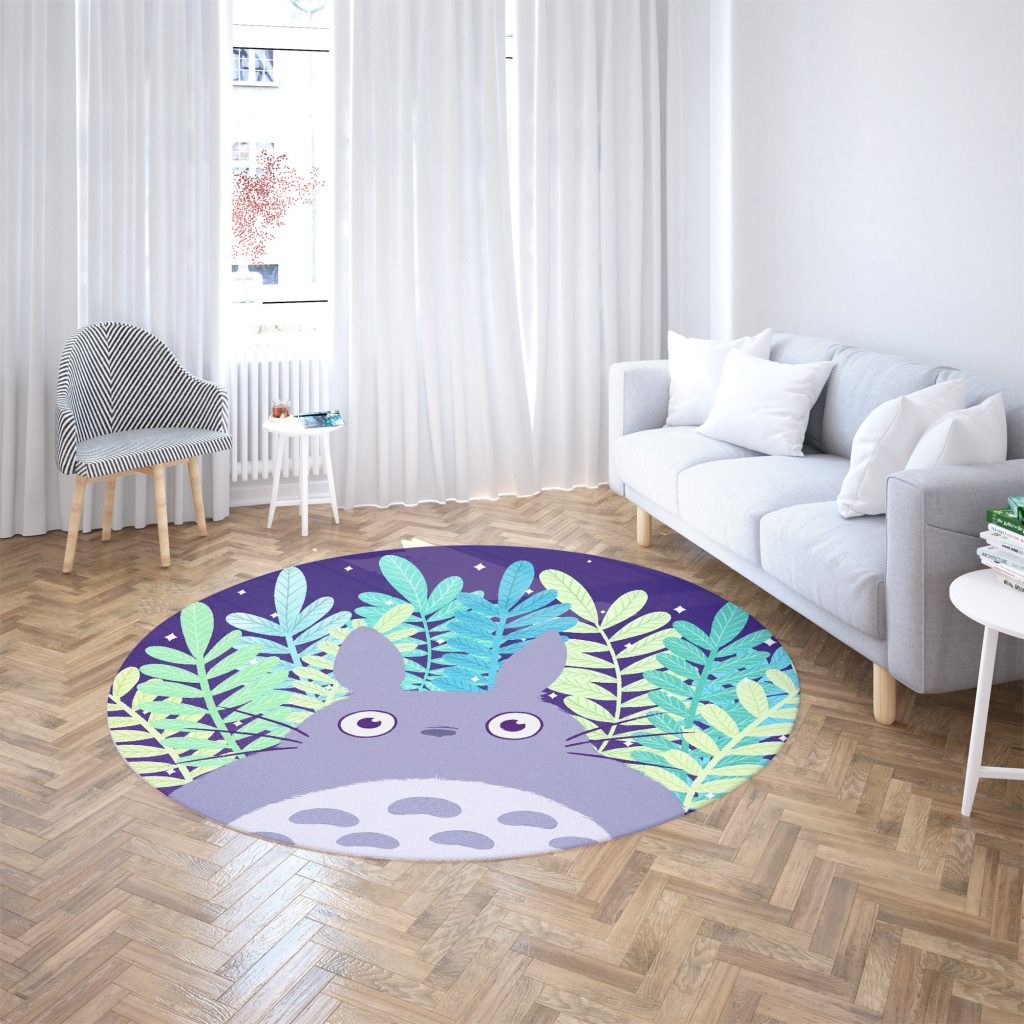 Totoro Studio Ghibli Round Rug - Image 3