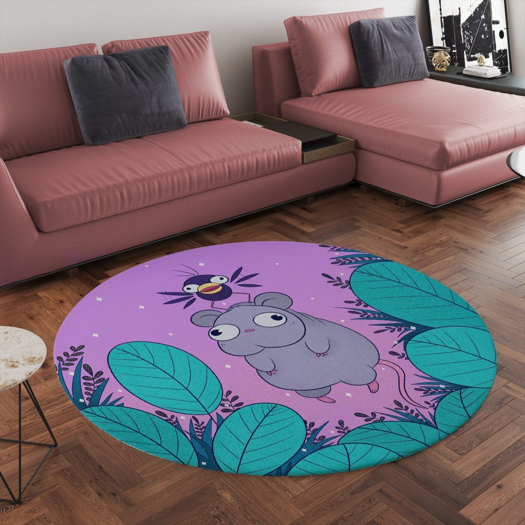 Studio Ghibli My Neighbor Totoro Cute Round Rug - Image 5