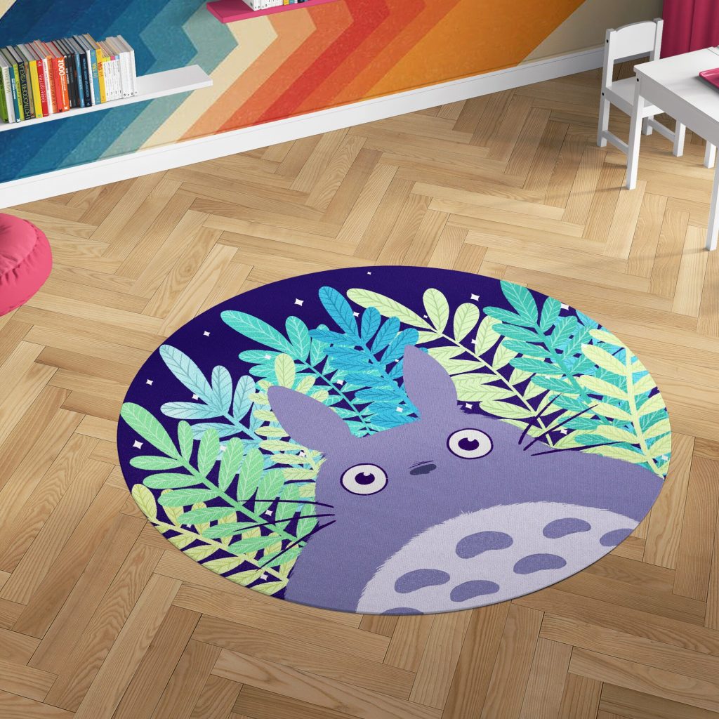 Totoro Studio Ghibli Round Rug - Image 2